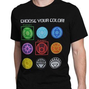 DC Comics Green Lantern T-Shirt – Black Crew Neck, Size M, NWT